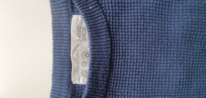 Pull bleu Primark 3-4 ans - photo numéro 3