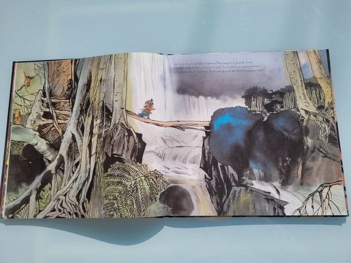 Beau livre grand format dos toilé Le Prince Tigre - photo numéro 6