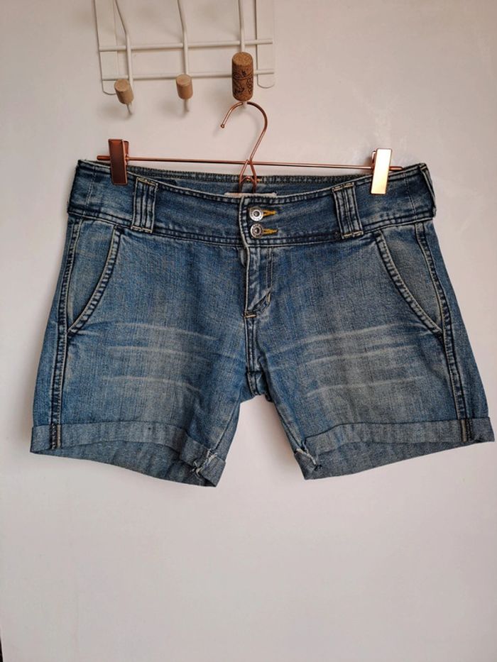 Short en jean taille basse taille 38