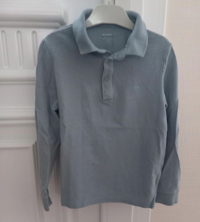 Polo kiabi bleu ciel