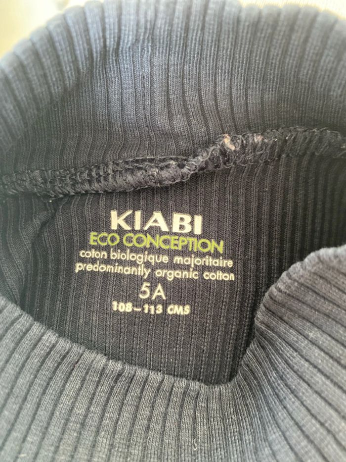 Teeshirt col montant manches longues 5 ans - photo numéro 3