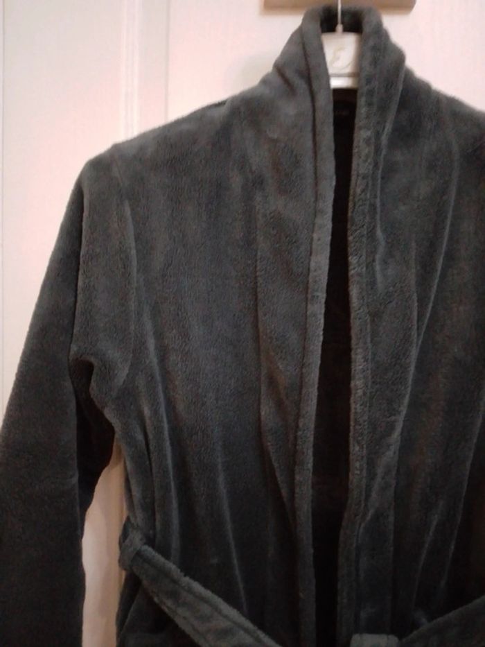 Robe de chambre/peignoir gris foncé T.10/12 ans - Kiabi - photo numéro 5