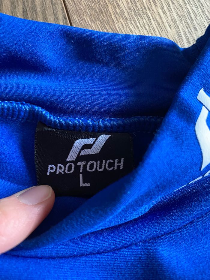 Maillot manches longues homme TL coloris bleu, pour courir, marque PRO TOUCH - photo numéro 3