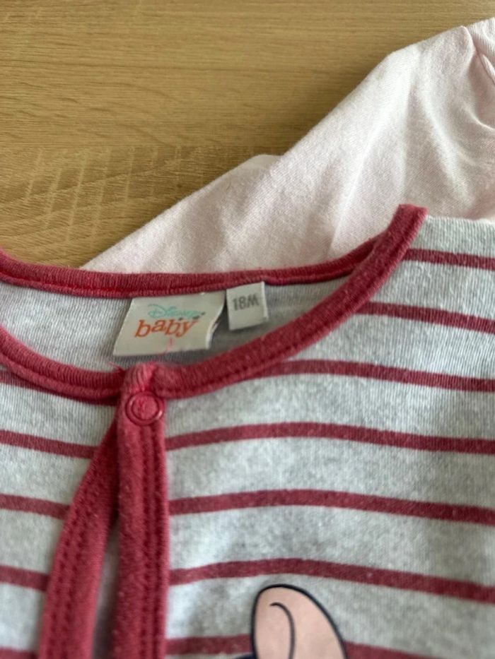 Deux pyjamas une pièce 18mois Minnie et Cerise - photo numéro 2