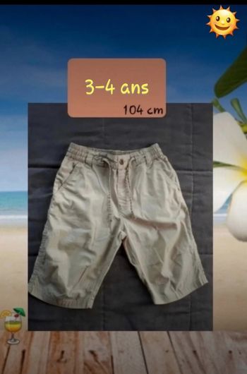 🌴 Joli bermuda beige (3-4 ans) 🌴