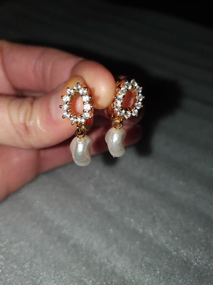 Boucle d'oreilles acier inoxydable - photo numéro 2