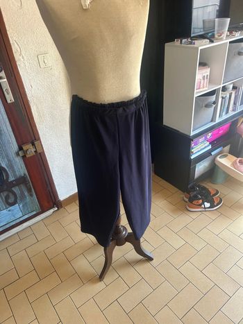 Pantacourt femme élastique grande taille