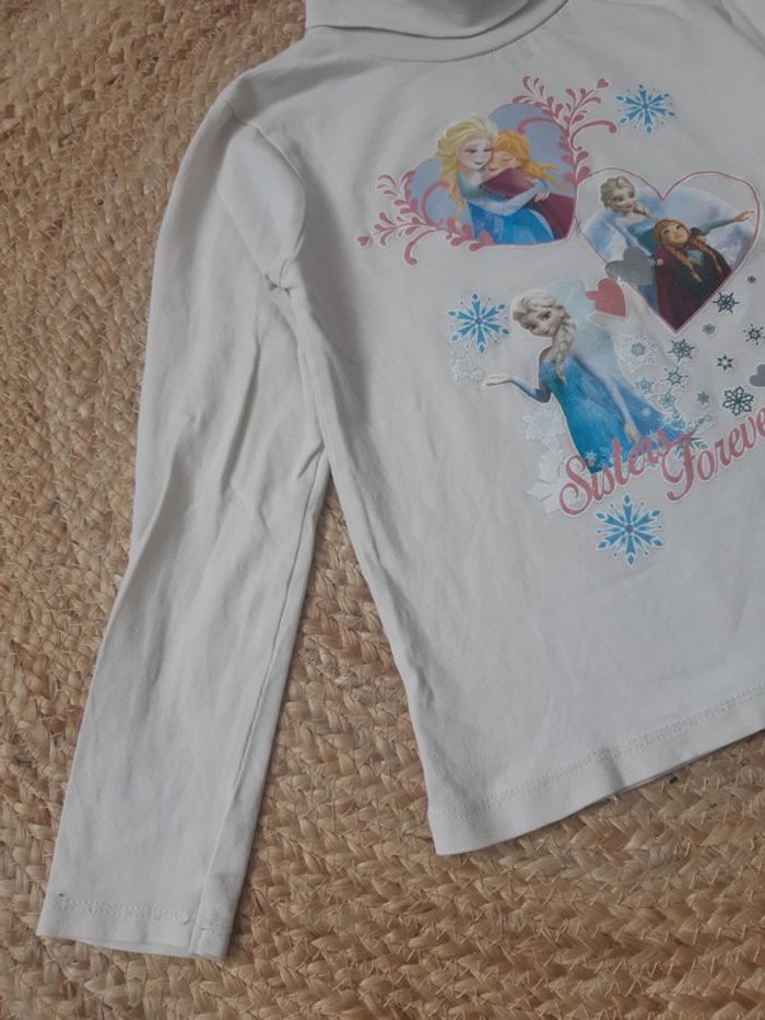 Tee-shirt manches longues à col roulé Disney 116 cm - photo numéro 3