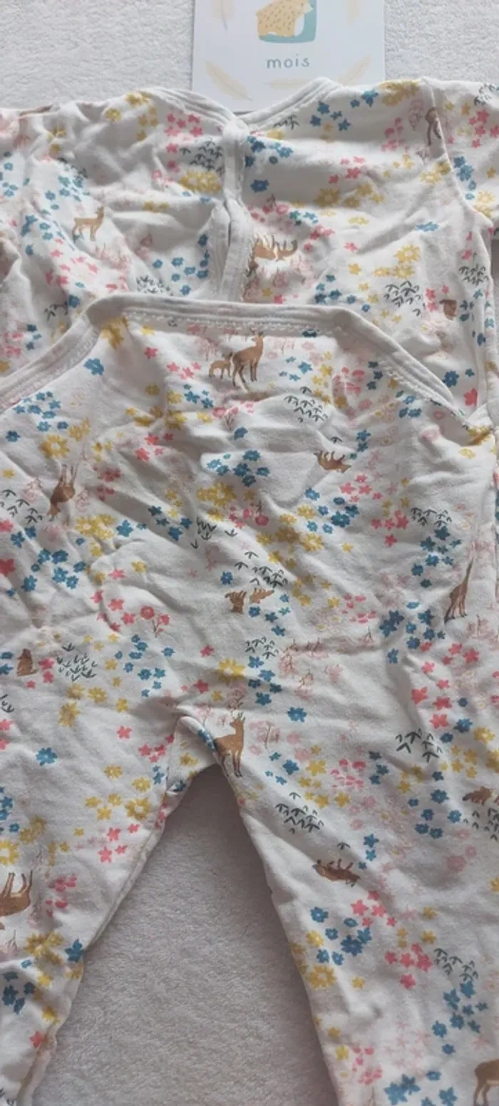 Pyjamas bébé fille petit bateau 9 mois - photo numéro 6