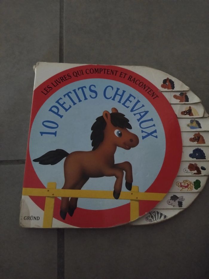Livre 10 petits chevaux