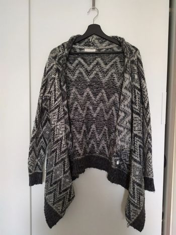 Gilet/poncho Gris motif ethniques Peace n' Love Taille S/M En très bon état