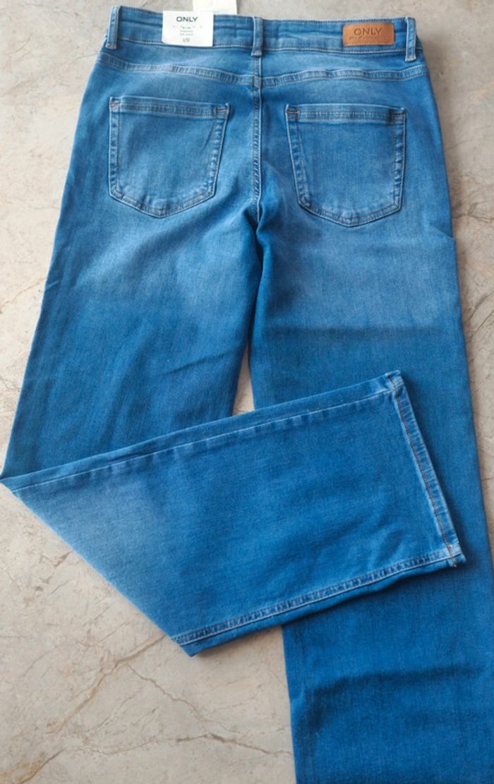 Jean Only - Blush Mid Straight - REA13187 - Denim Medium Bleu - photo numéro 4