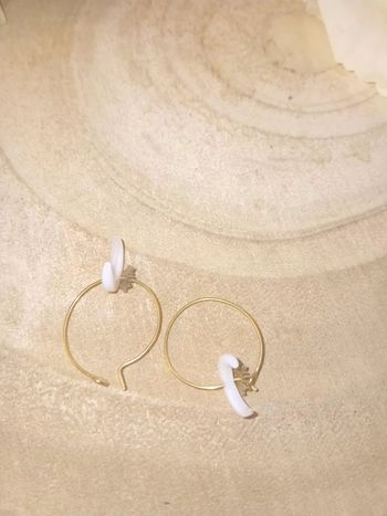 Boucles d'oreilles en acier inoxydable 