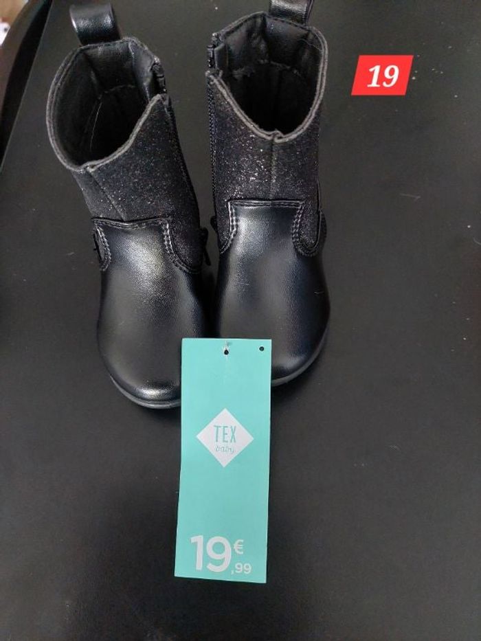 Bottes fille taille 19
