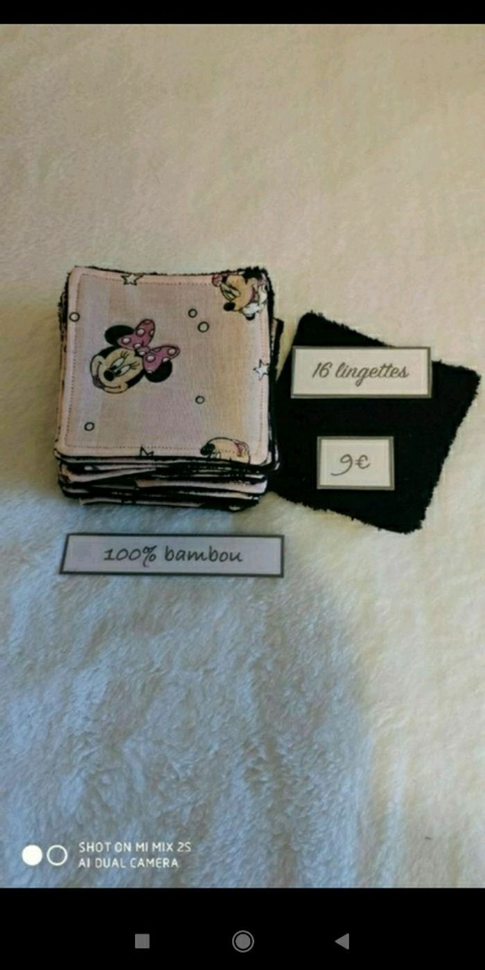 16 lingettes lavables neuf