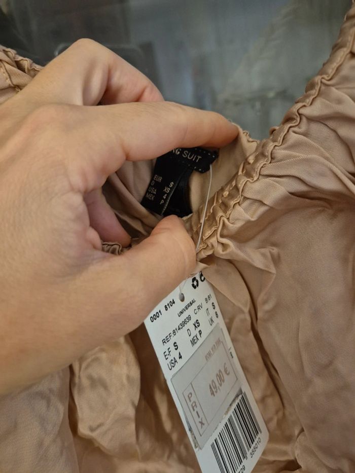 Robe rose poudrée neuve Mango TS - photo numéro 4