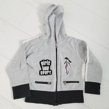 Gilet zippé à capuche