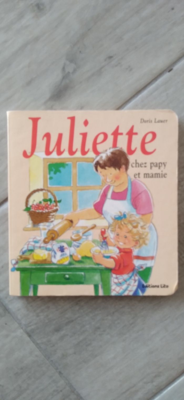 Livre Juliette chez papy et mamie - photo numéro 1