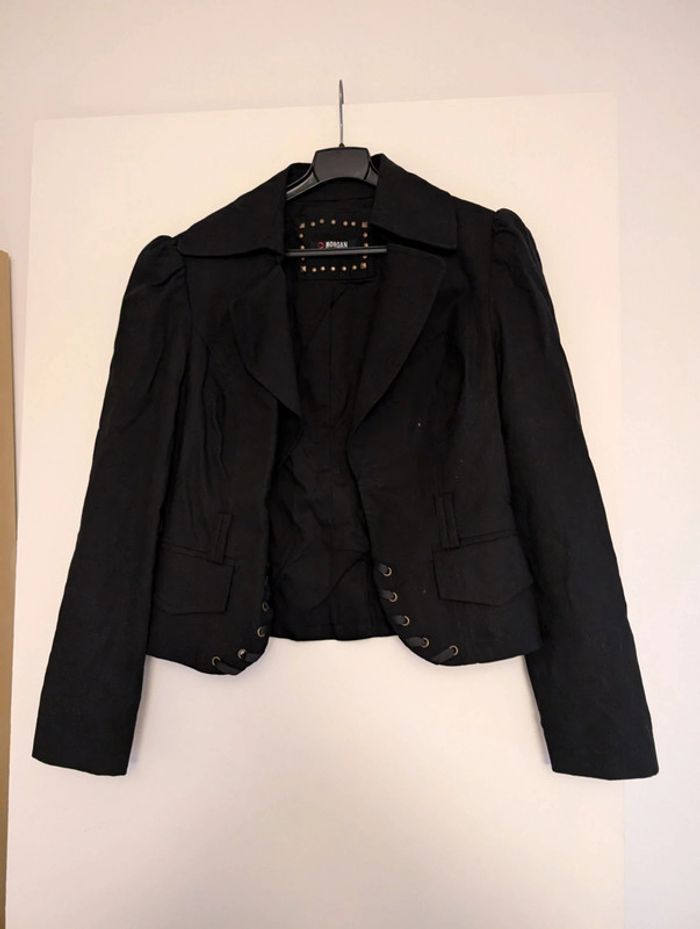 Veste mi-saison en lin et coton