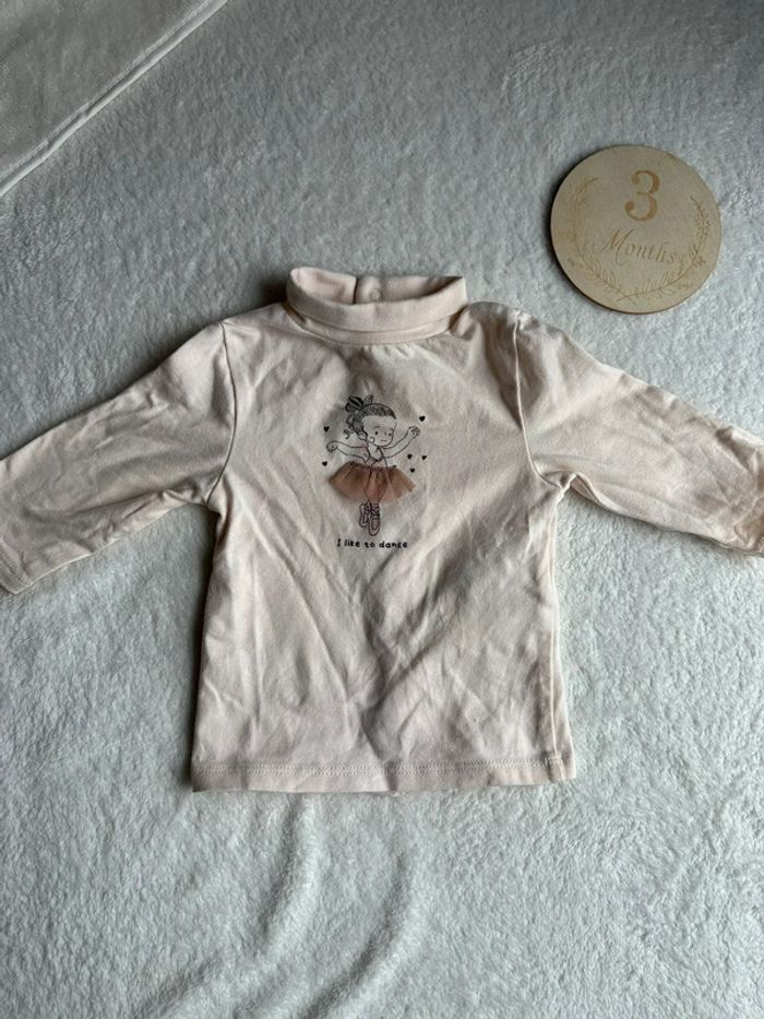 T-shirt manche longue 3 mois