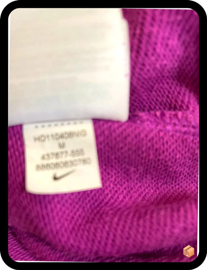 Sweat Nike Femme – Violet Fuchsia – Taille M – Logo 72 poitrine - photo numéro 3
