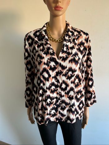 Blouse léopard neuve à manches longues Vila taille 36 (valeur 45€)