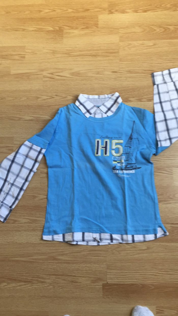 Chemise manches longues 10 ans