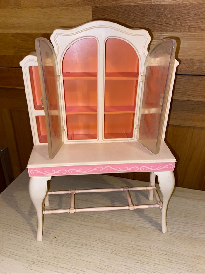 Barbie Mattel poupée 1984 salle manger luxe fashion dining room set vaisselle mobilier - photo numéro 10