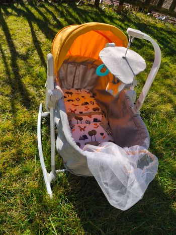 Kinderkraft UNIMO 5 en 1 Forest Yellow – Transat / Berceau bébé