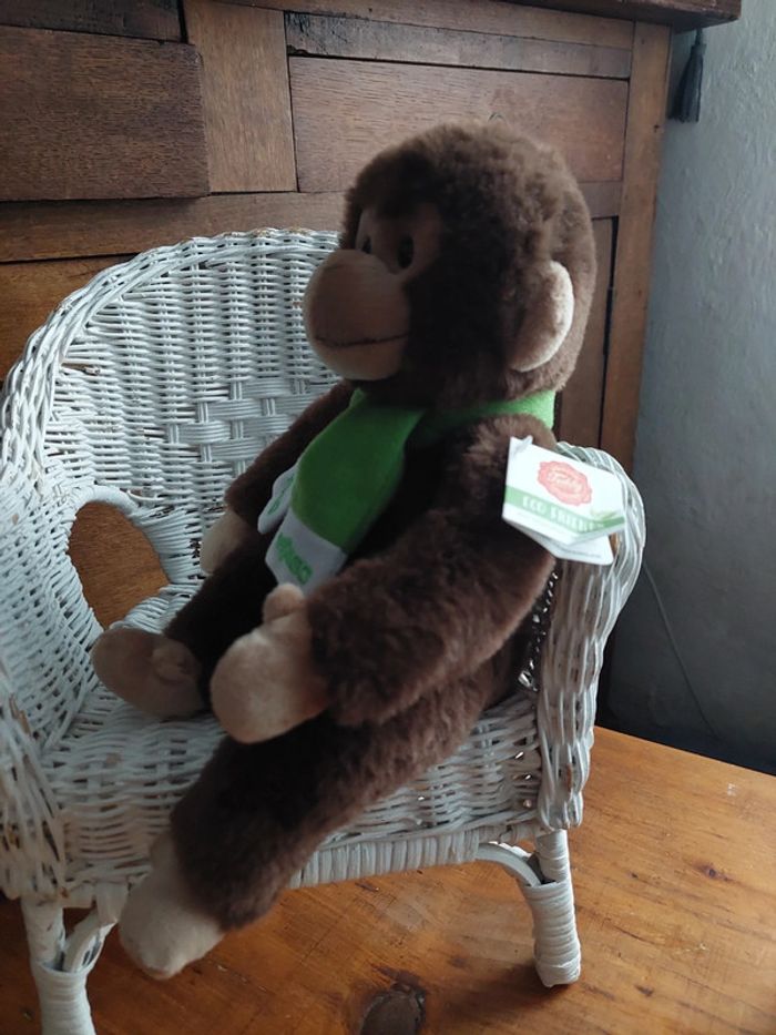 Peluche singe publicitaire Wago par Hermann teddy collection - photo numéro 3