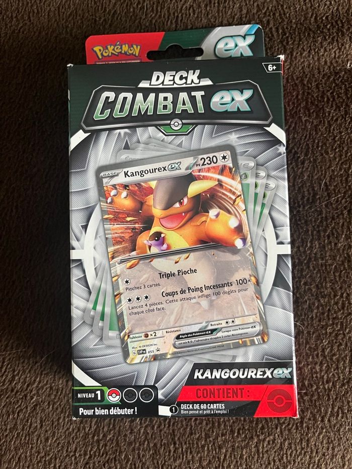 Deck combat ex Pokémon Kangourex ex Asmodee Carte Pokémon