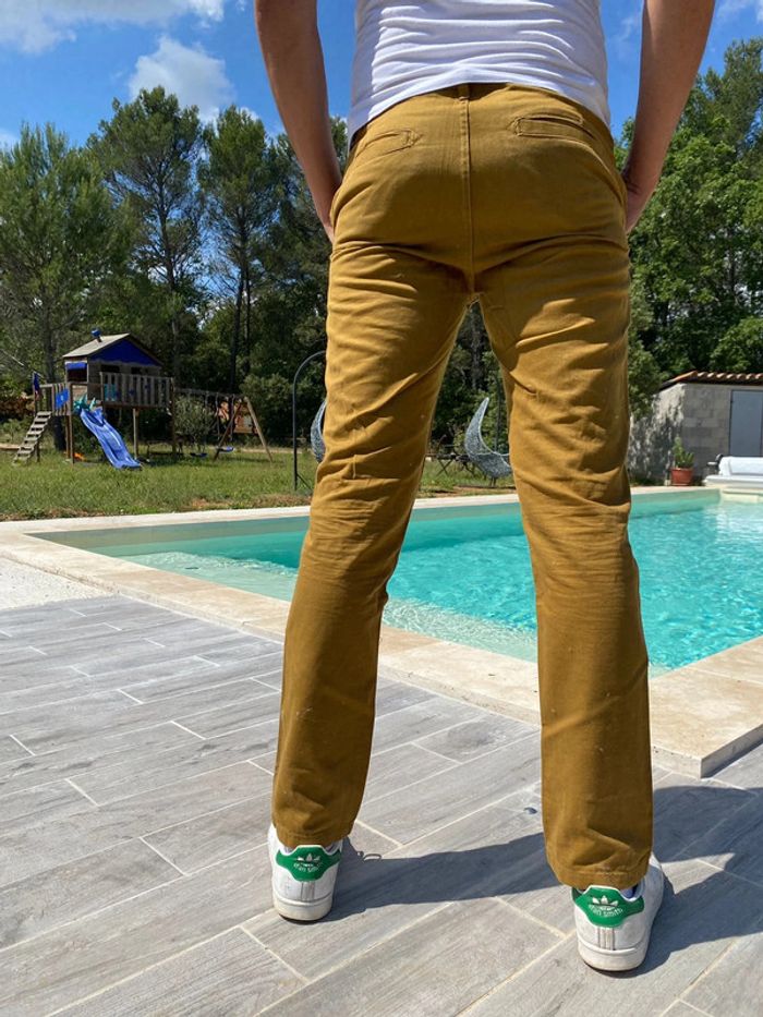 Jean moutarde Bershka 40 homme - photo numéro 3