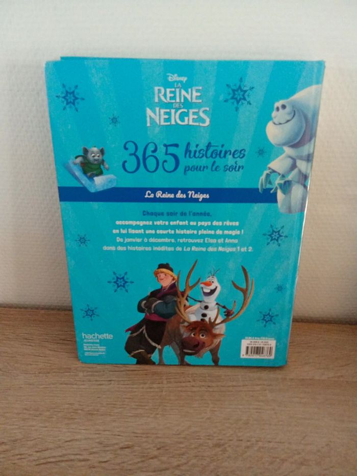 Livre 365 histoires pour le soir. La reine des neiges . Disney - photo numéro 2