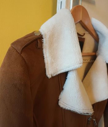 Veste d'Hiver Femme | Marron & Blanche 🍂🌾