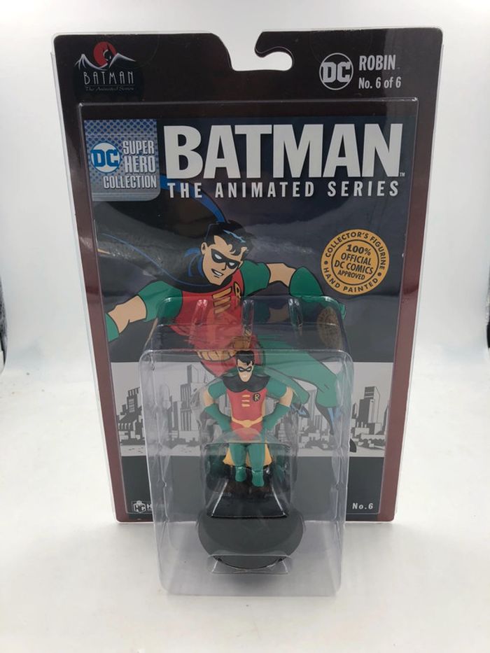 Figurine DC Batman the animated series Robin N•6 Eaglemoss neuf