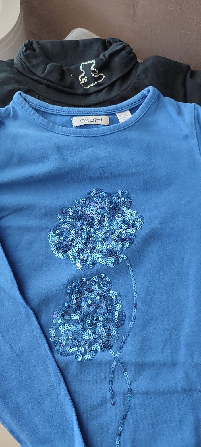 Lot 2 tee-shirts 6 ans - photo numéro 2