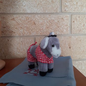 Peluche Petit Âne gris