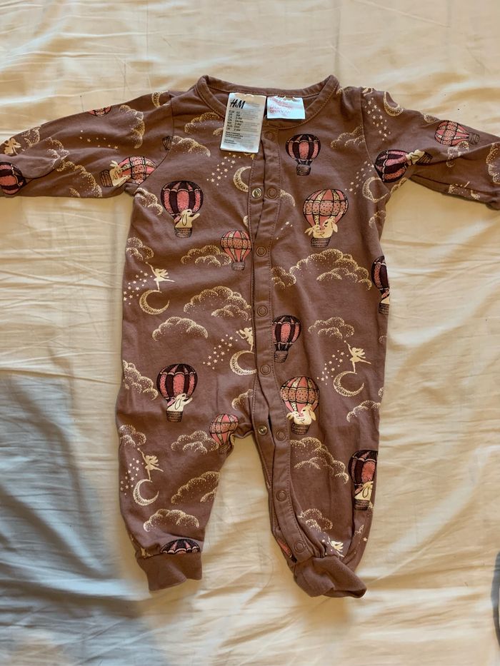 Pyjamas sans pieds H&M 2/4 mois - photo numéro 2