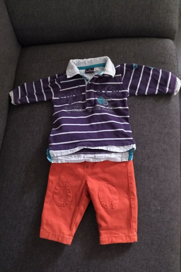 Ensemble Sergent major taille 3 mois