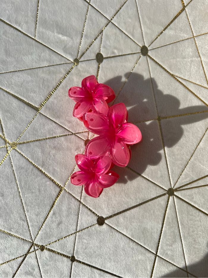 Pince à cheveux fleurs - photo numéro 3