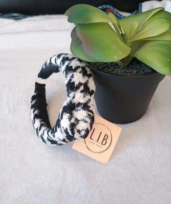 Serre tête Jacquard L.I.B – Neuf avec étiquette – Style chic & cocooning