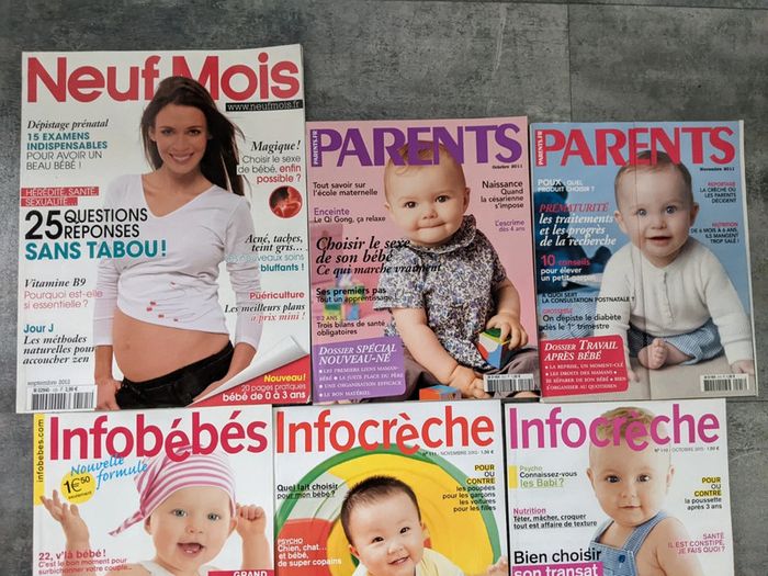 Lot de 9 magazines Infocrèche / Parents / 9 mois - photo numéro 2