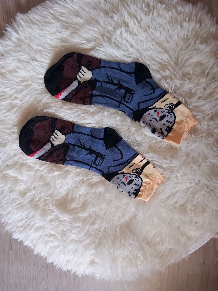 Lot 9 paires de chaussettes Halloween film horreur - photo numéro 5