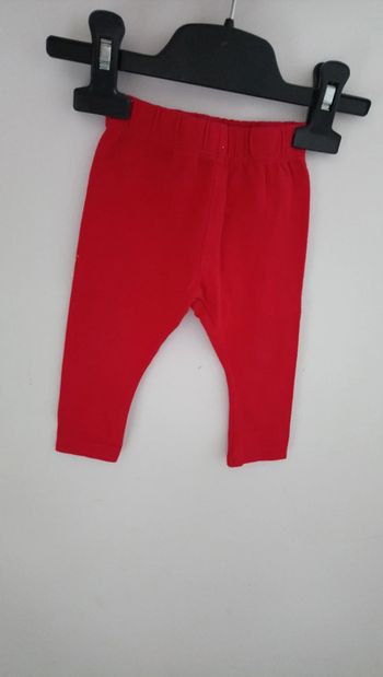 Legging rouge 9 mois