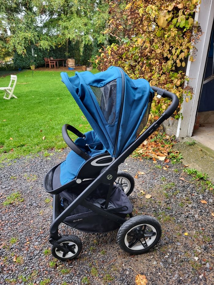 Poussette cybex avec adaptateur maxi-cosi et coupe vent - photo numéro 6