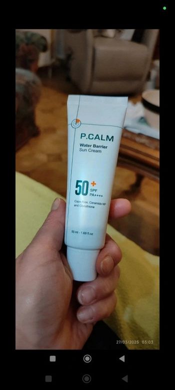 Kbeauty P.Calm Crème Solaire Visage Water Barrier Sun Cream 50 SPF PA 4+ 50 ml