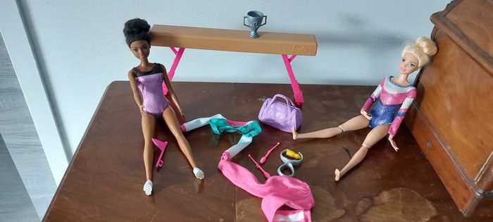 Lot barbie gymnaste