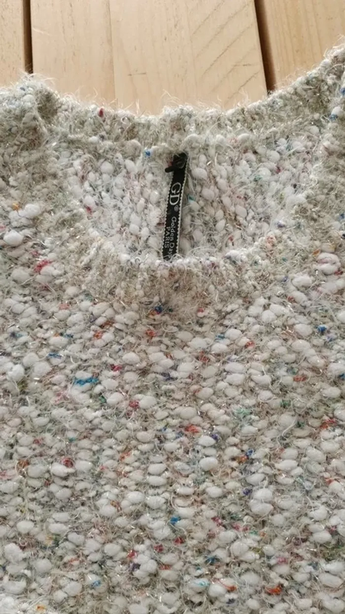 Pull blanc - photo numéro 2
