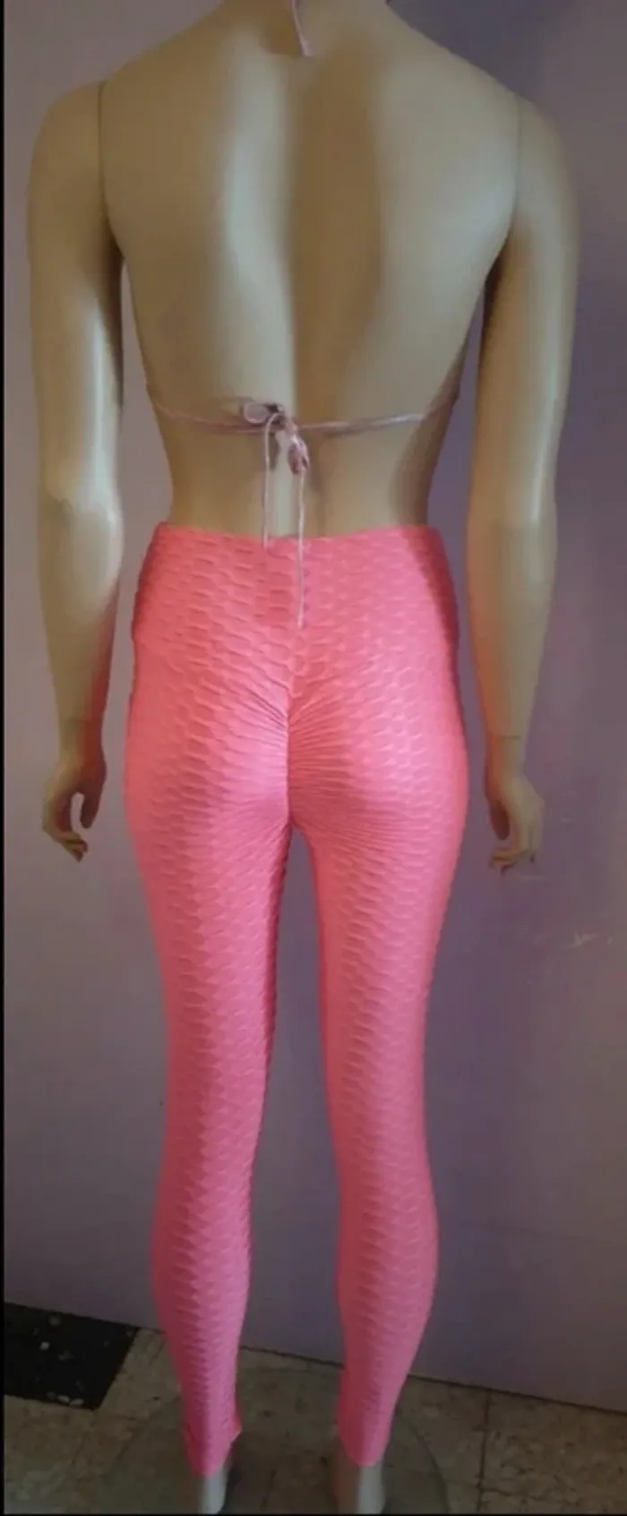 Legging rose flashy femme - photo numéro 2