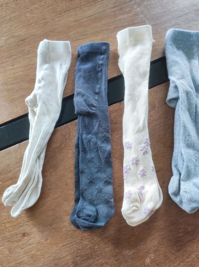 7 paires de collant 0-3 mois - photo numéro 3